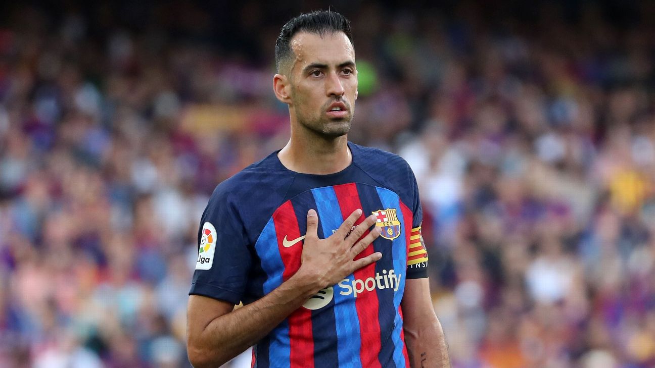 布斯克茨回归巴萨开启教练生涯，出任预备队助教